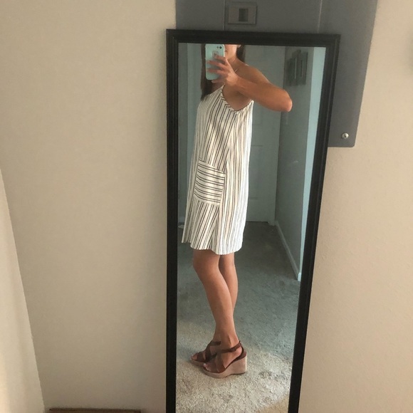 Cotton Striped Dress with Pockets - Picture 5 of 5